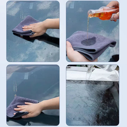 Car Window Cleaner Oil Film Remover for Grease, Rain Stains and Haze, Single Pass Glass Cleaning for Night Driving