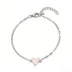 Silver / Solid Heart Single
