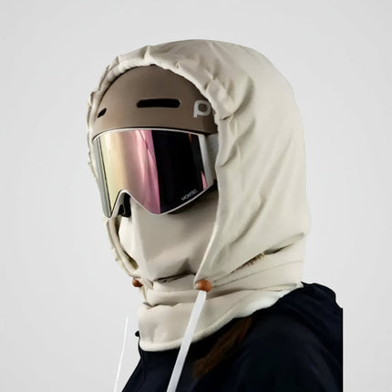 Ski Mask Hood Face Cover for Winter Sports with Adjustable Drawstring | Versatile Neck and Head Coverage for Cold Weather Activities
