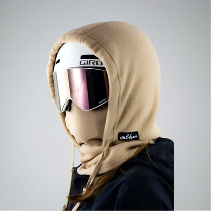 Ski Mask Hood Face Cover for Winter Sports with Adjustable Drawstring | Versatile Neck and Head Coverage for Cold Weather Activities