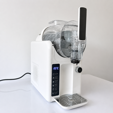 Dual Bowl Slushy Machine for Countertop Use | Versatile Maker for Frozen Drinks and Soft Serve Treats