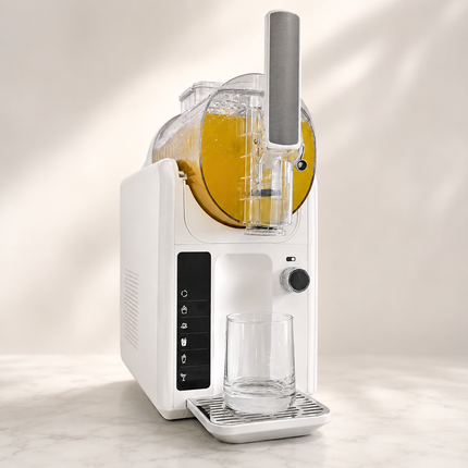 Dual Bowl Slushy Machine for Countertop Use | Versatile Maker for Frozen Drinks and Soft Serve Treats