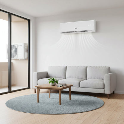 Smart Mini Split Air Conditioner | 4-in-1 Cooling & Heating System for Year-Round Comfort 1