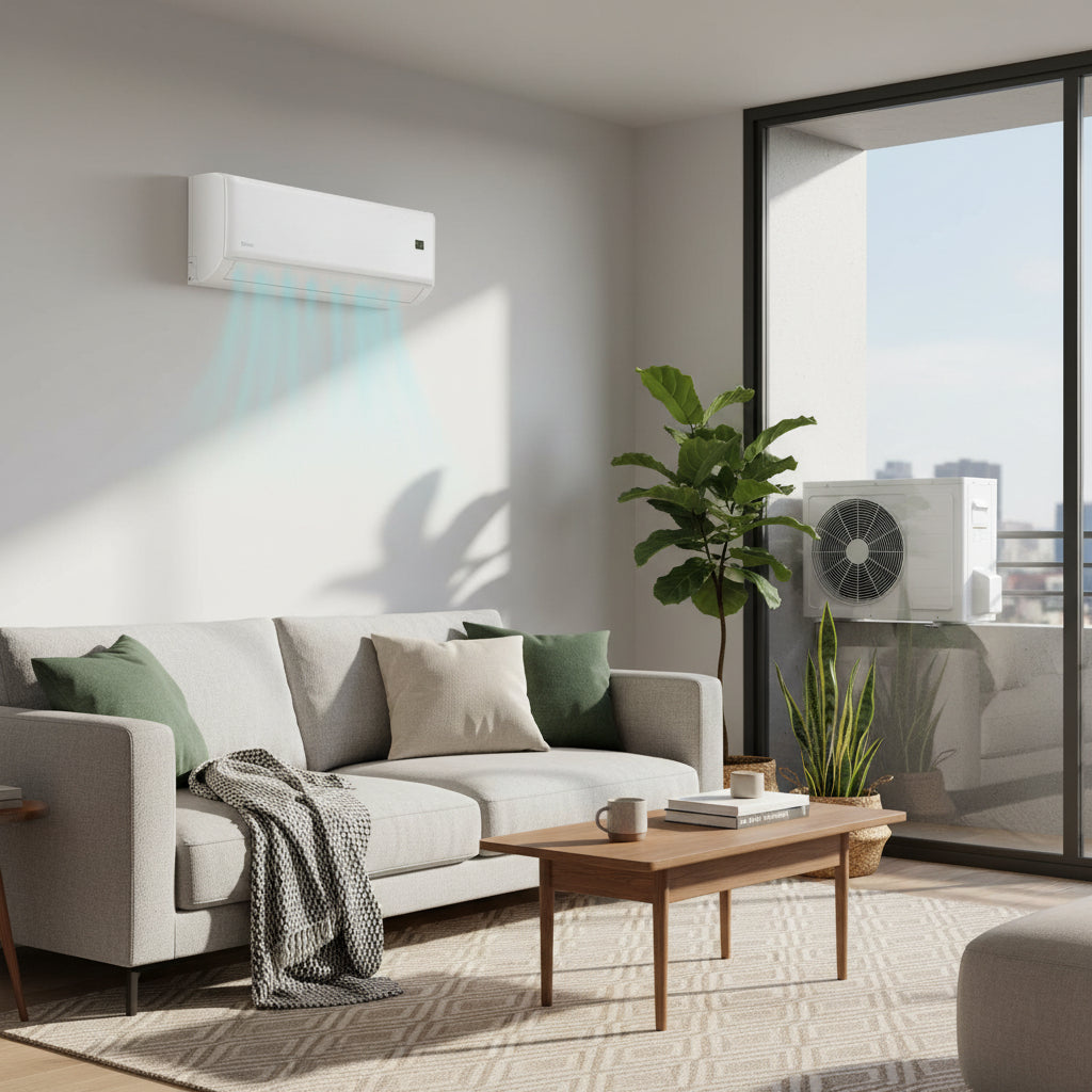 Smart Mini Split Air Conditioner | 4-in-1 Cooling & Heating System for Year-Round Comfort 2