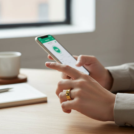 Smart Ring Fitness Tracker with Sleep Monitoring & Health Metrics | Waterproof Design for All-Day Wellness Tracking