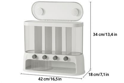 Smart Storage | Kitchen Storage Container with Airtight Lid | Pantry Organization for Fresh Food and Easy Access 4