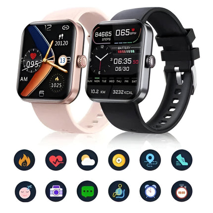 Smartwatch Health Tracker with Bluetooth Calling | Activity Monitor for Daily Fitness and Wellness