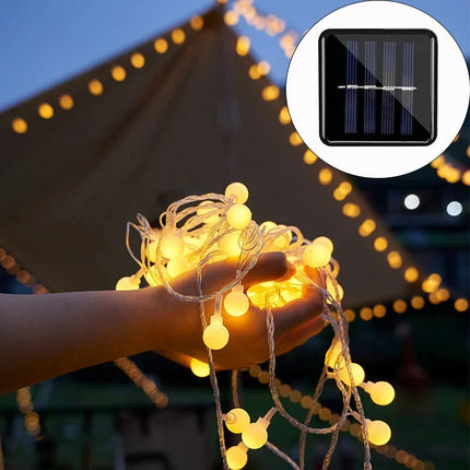 Solar String Lights with IP65 Waterproof Design | Adjustable Panel for Outdoor Ambiance 2