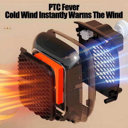 Portable Electric Space Heater for Small Rooms | Quick Heat Output and Compact Design for Everyday Use
