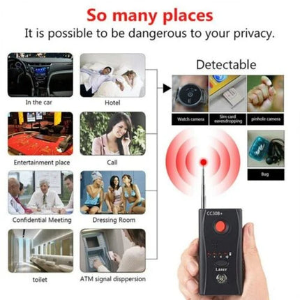 Spy Camera Detector with RF Signal Finder | Bug Sweeper for Finding Hidden Cameras 5