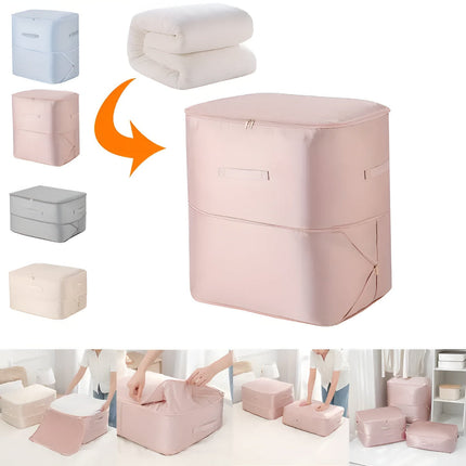 Compression Storage Bags for Clothing and Bedding with Zip Seal | Space Saver for Organized Closets and Travel