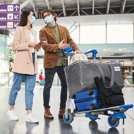 Heavy Duty Moving Storage Bags with Waterproof Zipper | Versatile Organizer for Clothes, Bedding, and Seasonal Items