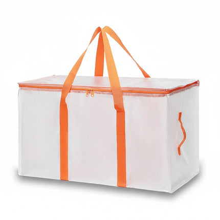 Heavy Duty Moving Storage Bags with Waterproof Zipper | Versatile Organizer for Clothes, Bedding, and Seasonal Items