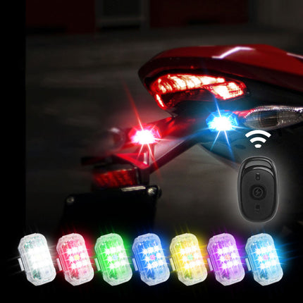 LED Strobe Lights for Vehicles with Remote Control | USB Rechargeable Flashers for Enhanced Visibility