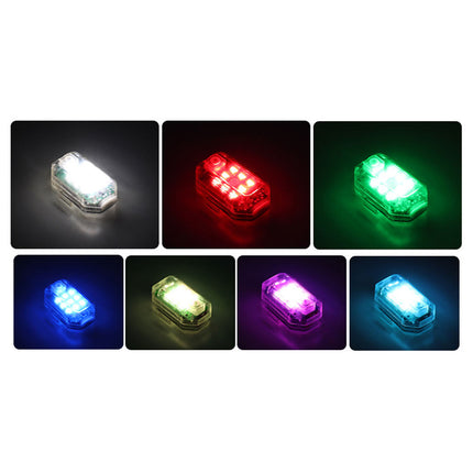 LED Strobe Lights for Vehicles with Remote Control | USB Rechargeable Flashers for Enhanced Visibility
