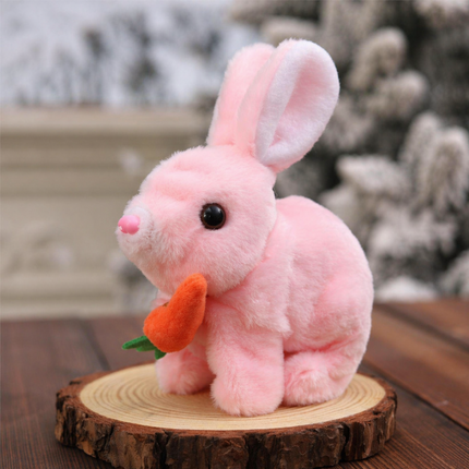 Interactive Bunny Toy with Motion & Sound Features | Engaging Stuffed Animal for Imaginative Play