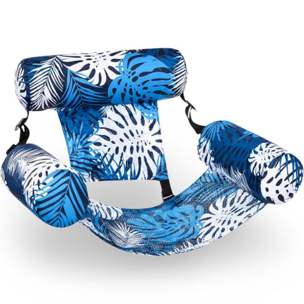 Inflatable Floating Chair for Pool with Soft Mesh Seating | Quick Inflate Lounger for Relaxation and Leisure