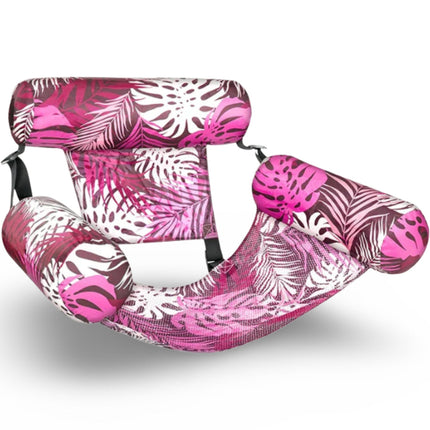 Inflatable Floating Chair for Pool with Soft Mesh Seating | Quick Inflate Lounger for Relaxation and Leisure