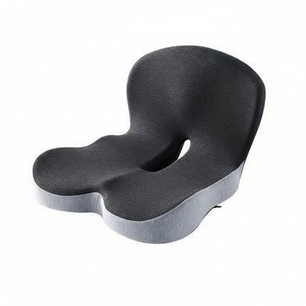 Memory Foam Seat Cushion with Back Support for Office Chair and Car Seat | Pressure-Reducing Comfort for Long Sitting Hours