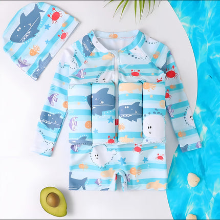 Kids Swim Vest with Built-in Flotation Support | UV Protection for Safe Water Play and Swimming Lessons