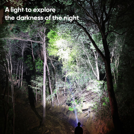 LED Tactical Flashlight with Rechargeable Aluminum Body | Powerful Illumination for Outdoor Use