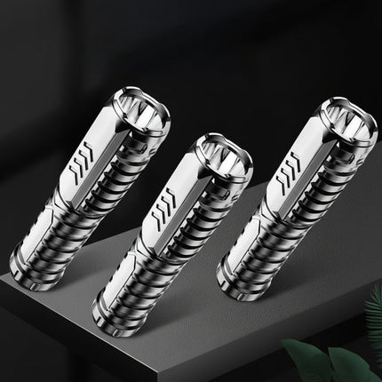 LED Tactical Flashlight with Rechargeable Aluminum Body | Powerful Illumination for Outdoor Use
