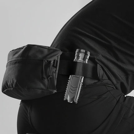 LED Tactical Flashlight with Rechargeable Aluminum Body | Powerful Illumination for Outdoor Use