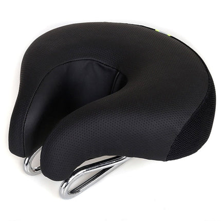 Noseless Bike Seat for Men and Women, Mountain Bike Saddle with Thick Soft Padding