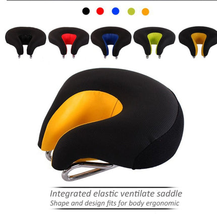 Bike Seats, Cushioned Bike Seat with Thick Soft Padding, Comfortable Mountain Bike Saddle for Long Rides
