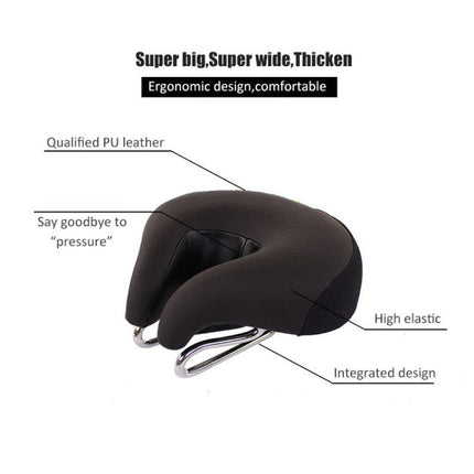 Noseless Bike Seat for Men and Women, Mountain Bike Saddle with Thick Soft Padding – image 4