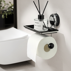 Black / Toilet Paper Holder