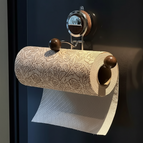 Walnut Wood / Kitchen Roll Holder