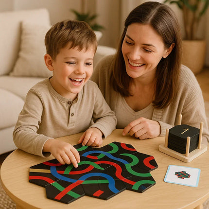 Educational Logic Puzzle Game for Kids with Path Challenge | Develops Problem Solving and Fine Motor Skills