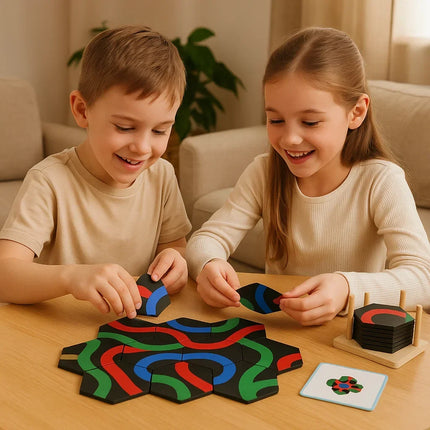 Educational Logic Puzzle Game for Kids with Path Challenge | Develops Problem Solving and Fine Motor Skills