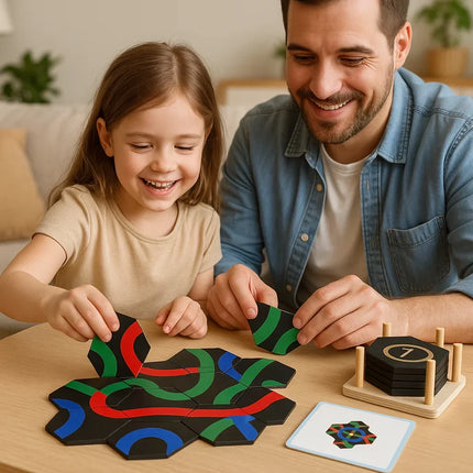 Educational Logic Puzzle Game for Kids with Path Challenge | Develops Problem Solving and Fine Motor Skills
