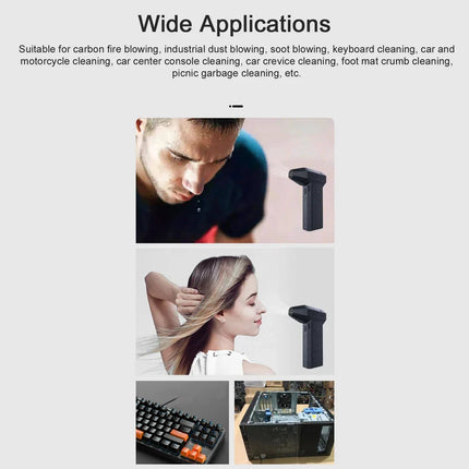 Electric Air Duster with High-Speed Airflow | Cordless Handheld Cleaner for Dust Removal in Tight Spaces
