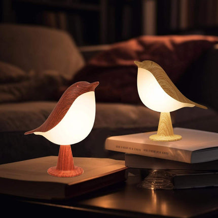 Bird Table Lamp with Dimmable Rechargeable Design | Nature-Inspired Accent Light for Home Decor