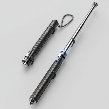 Telescopic Hiking Pole with Anti-Slip Handle | Lightweight Support for Walking and Self-Defense