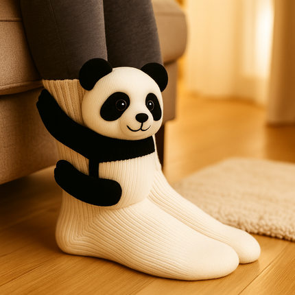 Grip Socks, Warm Winter Slipper Socks for Women and Men with Non Slip Sole – image 5