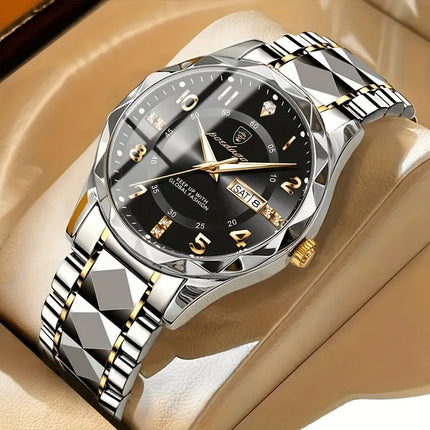 Mens Watches Titanium, Water Resistant Chronograph Watch Men