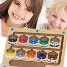 Toddler Toys Magnetic Maze Board, Bead Maze Learning Puzzle, Preschool Toy for Color Sorting and Counting Practice_00
