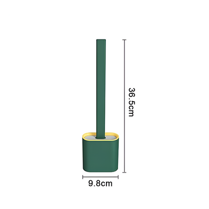 Toilet Brush with Compact Holder for Neat Bathroom Storage | Ideal for Everyday Cleaning and Hard-to-Reach Areas