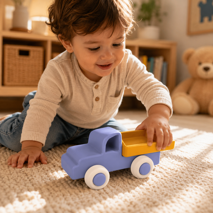 Pull Back Toy Car Set for Toddlers with Chunky Design | Engaging Indoor Racing for Motor Skill Development