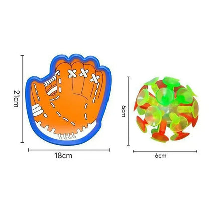 Interactive Catch Ball Game Set with Suction Cup Rackets | Skill-Building Fun for Active Play and Coordination