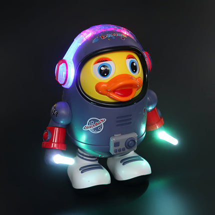 Dancing Astronaut Duck Toy with Musical Interaction | Engaging Rhythm for Imaginative Play
