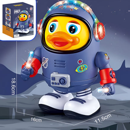 Dancing Astronaut Duck Toy with Musical Interaction | Engaging Rhythm for Imaginative Play