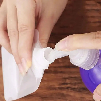 Travel Pouches 10 Pack, Leak Resistant Travel Containers for Toiletries