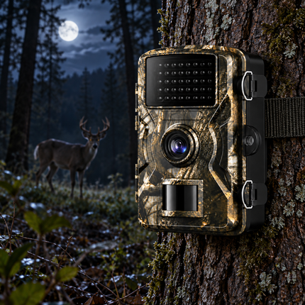 Trail Camera with Night Vision, Game Camera for Wildlife, Motion Sensor Hunting Camera for Property Monitoring_01