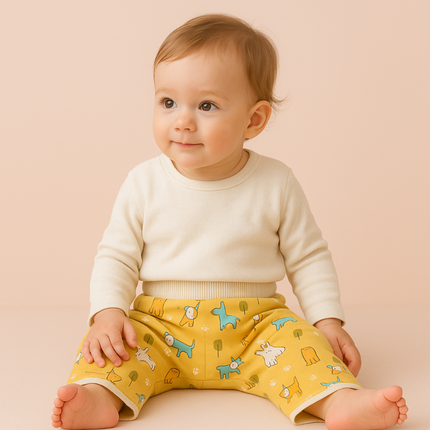 Reusable Baby Training Pants with Leak-Resistant Layer | Soft Cotton Underwear for Potty Training Comfort