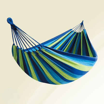 Portable Lightweight Camping Hammock with Durable Canvas | Easy Setup for Outdoor Relaxation and Travel